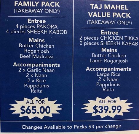 Taj Mahal Indian Restaurant - Australian Directory 0