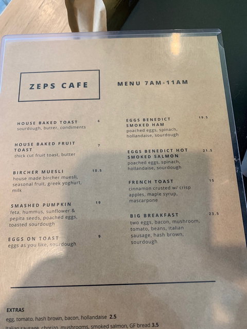 Zeps Cafe - Australian Directory 2
