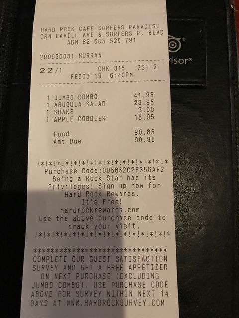 Hard Rock Cafe - Australian Directory 2