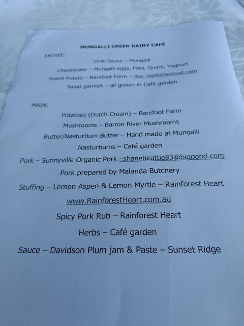 Mungalli Creek Organic Cafe - Australian Directory 5