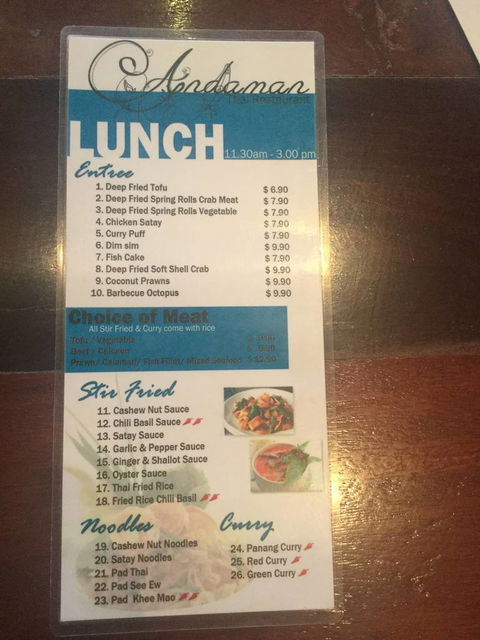 Andaman Thai Restaurant - Australian Directory 4