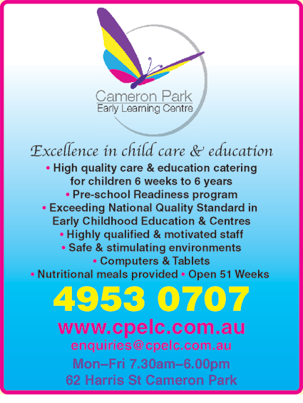 Cameron Park Early Learning Centre - Australian Directory 6