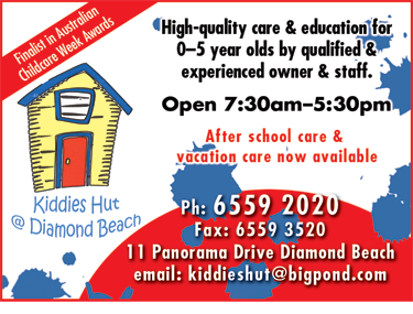 Kiddies Hut @ Diamond Beach - Australian Directory 1