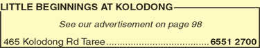 Little Beginnings At Kolodong - Australian Directory 3
