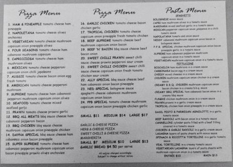 The Pizza Pasta Bar + Takeaway - Australian Directory 3