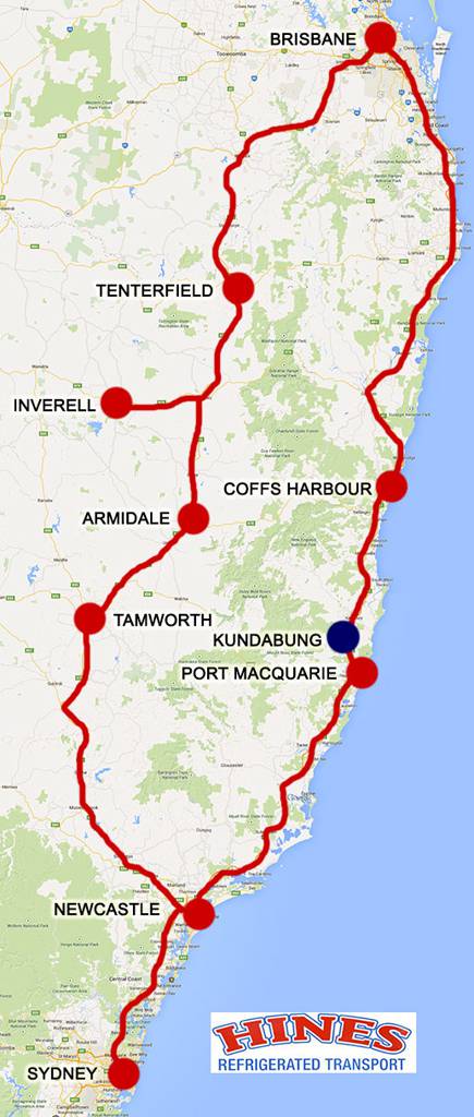 R J & K L Hines Refrigerated Transport - Australian Directory 0