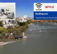 Amazing River View 3 Bedroom Apartment Brisbane CBD Netflix Fast Wifi Carpark - Australian Directory