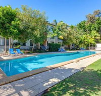 Baden 42 Rainbow Shores Ground floor unit air conditioned overlooking outdoor spa