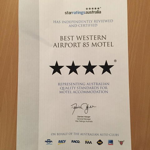 Best Western Airport 85 Motel - Australian Directory 40