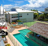 1BR Coolum Beach  Roof Terrace Spa Tennis Pool - Australian Directory