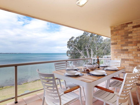 3 'Pelican Sands', 83 Soldiers Point Rd - Stunning Waterfront Unit With Magical Water Views & Air Conditioning - Australian Directory 0