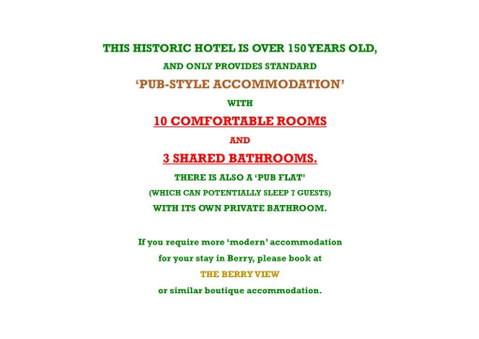 THE BERRY HOTEL - Australian Directory 2