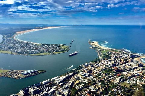 40-45 Minute Port Stephens And Stockton Beach Helicopter Flight - For 2 - Australian Directory 2